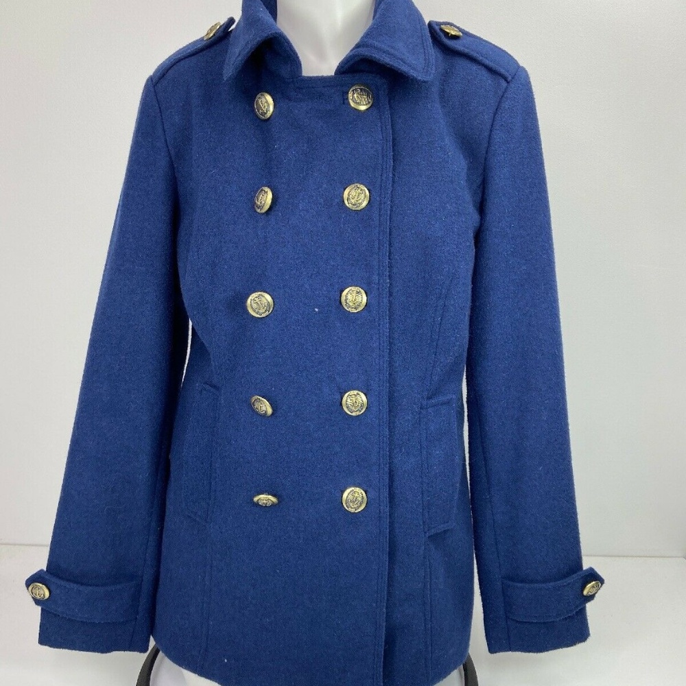 Cabi Women’s Military Nautical Wool Blend Jacket